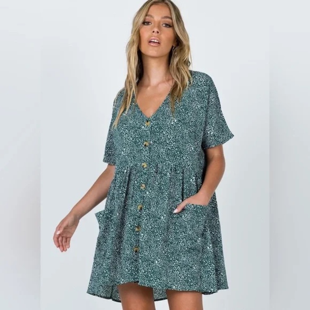 Princess Polly: No Name Mini Dress in Green